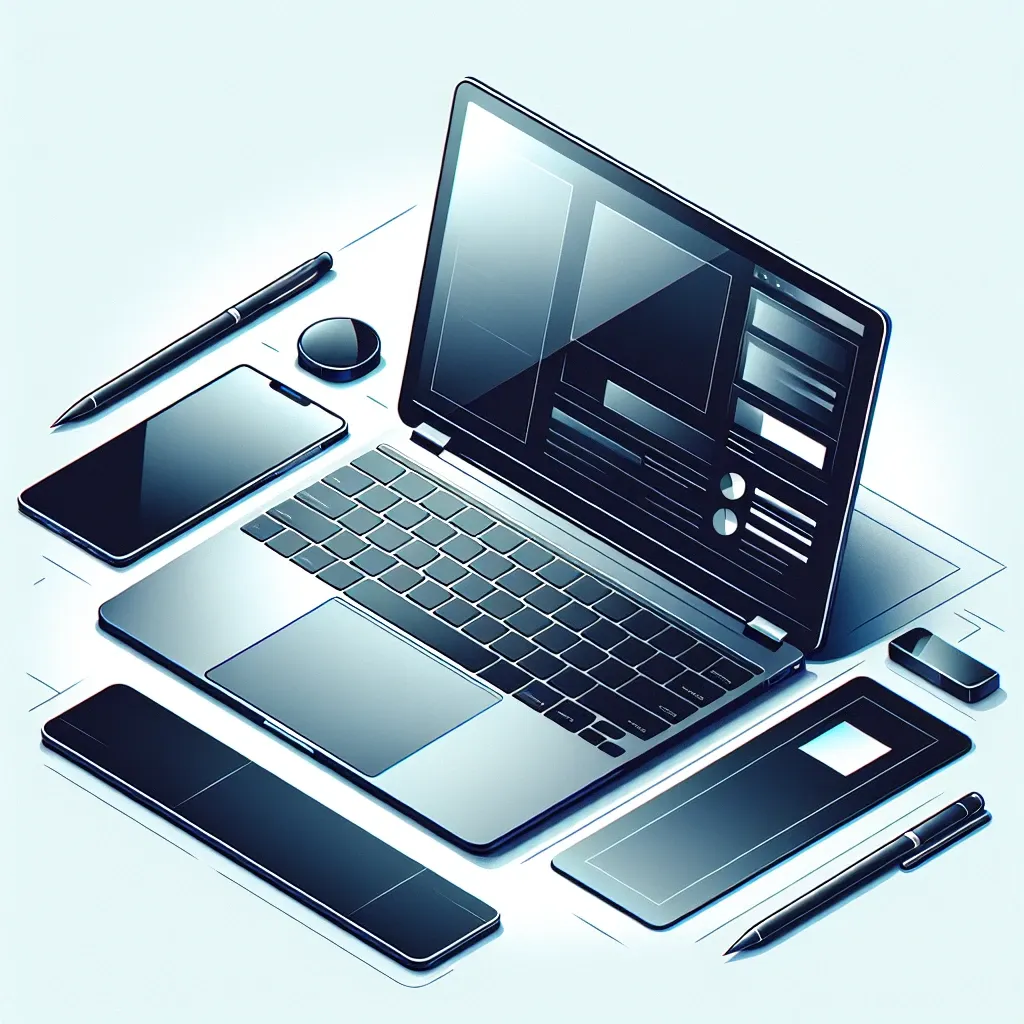 "ASUS ExpertBook P5 laptop showcased on a desk, highlighting its sleek design and professional features, as recognized in recent reviews as the best work laptop for productivity and business use."